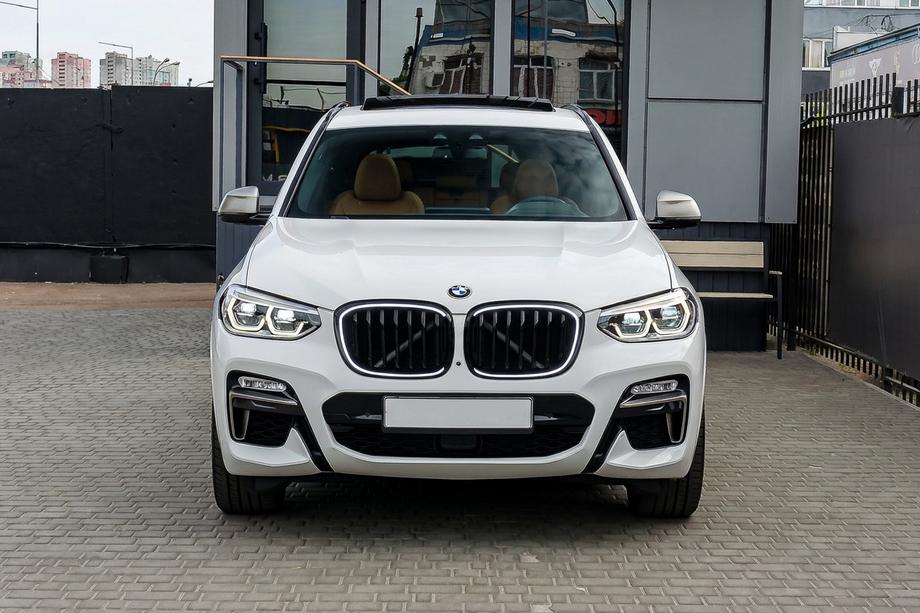 BMW X3 G01 2018- Kidney Grilles 1 Bar LED (2018-2021, Gloss Black) Image