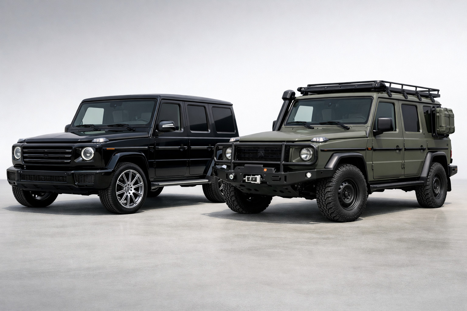 Mercedes G-Class W463A vs W464: differences between civilian and professional G-Class