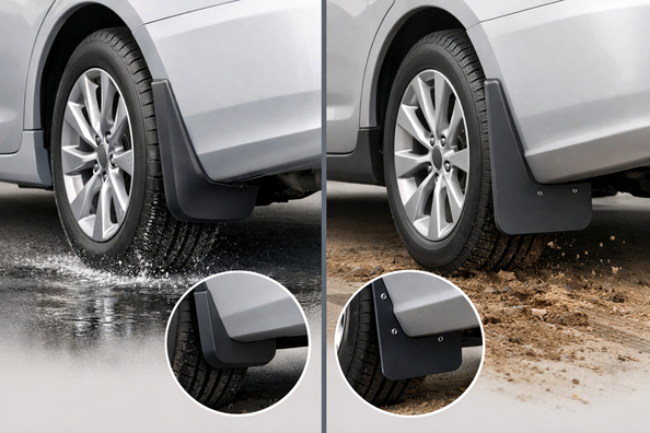 Genuine vs universal mud flaps: when it’s worth paying extra