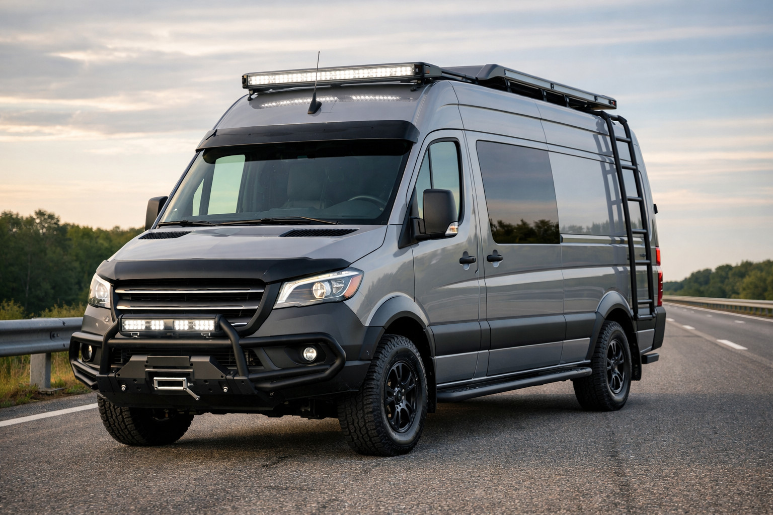 Mercedes Sprinter W907/W910 highway upgrade pack: protection, comfort, looks