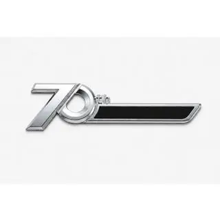 Toyota 70 Years Lettering Badge