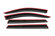 Audi Q7 2015–2026 Window wind deflectors with black trim Niken Luxury (4 pcs) photo 4