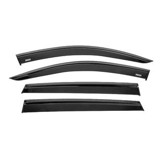 Window wind deflectors with black trim Niken Luxury (4 pcs) Audi Q7 2015–2026 photo 1