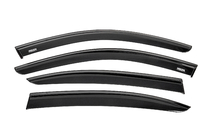 BMW 3 Series E90/E91 2005-2011 Window wind deflectors with black trim Niken Luxury (4 pcs) photo 1