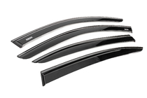 BMW 3 Series E90/E91 2005-2011 Window wind deflectors with black trim Niken Luxury (4 pcs) photo 3