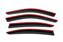 BMW 3 Series E90/E91 2005-2011 Window wind deflectors with black trim Niken Luxury (4 pcs) photo 4