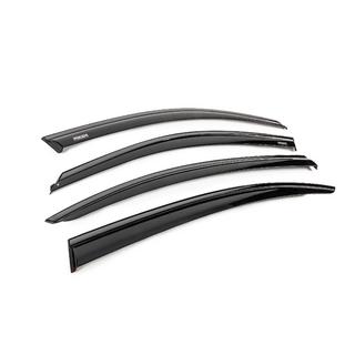 Window wind deflectors with black trim Niken Luxury (4 pcs) BMW 3 Series F30/F31 2012-2019 photo 3
