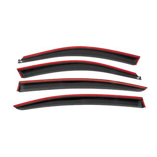 Window wind deflectors with black trim Niken Luxury (4 pcs) BMW 3 Series F30/F31 2012-2019 photo 4