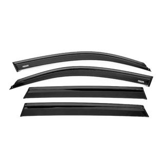 Window wind deflectors with black trim Niken Luxury (4 pcs) BMW X5 G05 2019–2026 photo 1