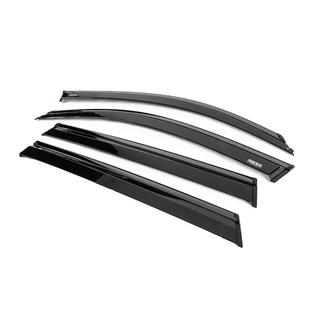 Window wind deflectors with black trim Niken Luxury (4 pcs) BMW X5 G05 2019–2026 photo 2