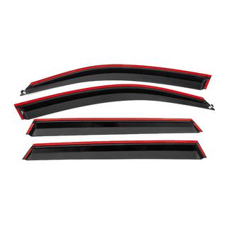 Window wind deflectors with black trim Niken Luxury (4 pcs) BMW X5 G05 2019–2026 photo 4