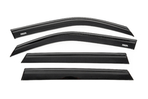 Dacia Duster 2024- Window wind deflectors with black trim Niken Luxury (4 pcs) photo 1