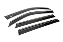 Dacia Duster 2024- Window wind deflectors with black trim Niken Luxury (4 pcs) photo 3