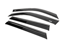 Renault Duster 2024- Window wind deflectors with black trim Niken Luxury (4 pcs) photo 2