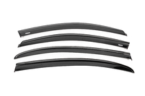 Fiat Tipo 2016- Window wind deflectors with black molding Niken Luxury (SD, 4 pcs) photo 1