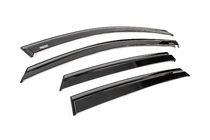 Hyundai Tucson NX4 2021- Window wind deflectors with black trim Niken Luxury (4 pcs) photo 3