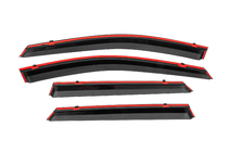 Hyundai Tucson NX4 2021- Window wind deflectors with black trim Niken Luxury (4 pcs) photo 4