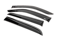Isuzu D-Max 2019- Window wind deflectors with black trim Niken Luxury (4 pcs) photo 2