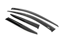 Kia Sportage 2021- Window wind deflectors with black molding Niken Luxury (for SWB, 4 pcs) photo 2
