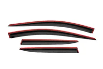 Kia Sportage 2021- Window wind deflectors with black molding Niken Luxury (for SWB, 4 pcs) photo 4