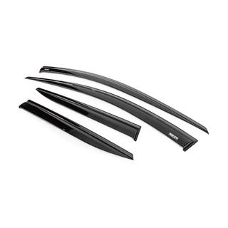 Window wind deflectors with black molding Niken Luxury (for SWB, 4 pcs) Kia Sportage 2021- photo 2