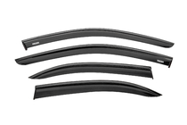 Mercedes C-class W204 2007-2015 Window wind deflectors with black trim Niken Luxury (4 pcs) photo 1