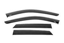 Mercedes ML W164 2005-2011 Window wind deflectors with black trim Niken Luxury (4 pcs) photo 1