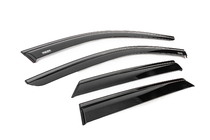 Mercedes ML W164 2005-2011 Window wind deflectors with black trim Niken Luxury (4 pcs) photo 3