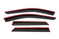 Mercedes ML W164 2005-2011 Window wind deflectors with black trim Niken Luxury (4 pcs) photo 4