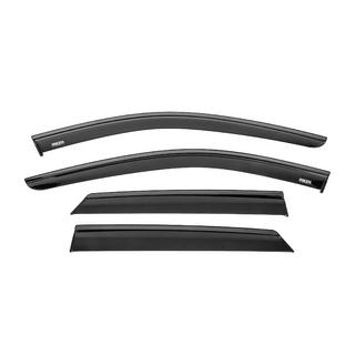 Window wind deflectors with black trim Niken Luxury (4 pcs) photo 1