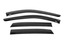 Nissan Qashqai 2021- Window wind deflectors with black trim Niken Luxury (4 pcs) photo 1