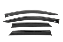 Peugeot 3008 2016-2023 Window wind deflectors with black trim Niken Luxury (4 pcs) photo 1