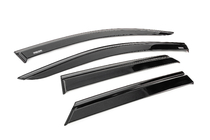 Peugeot 3008 2016-2023 Window wind deflectors with black trim Niken Luxury (4 pcs) photo 3