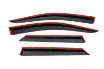 Peugeot 3008 2016-2023 Window wind deflectors with black trim Niken Luxury (4 pcs) photo 4
