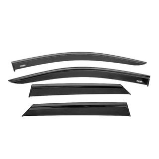 Window wind deflectors with black trim Niken Luxury (4 pcs) Peugeot 3008 2016-2023 photo 1