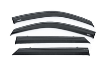 Peugeot 2008 2019- Window wind deflectors with black trim Niken Luxury (4 pcs) photo 1
