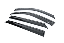 Peugeot 2008 2019- Window wind deflectors with black trim Niken Luxury (4 pcs) photo 2