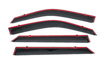 Peugeot 2008 2019- Window wind deflectors with black trim Niken Luxury (4 pcs) photo 4