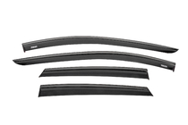 Seat Leon 2013-2020 Window wind deflectors with black trim Niken Luxury (4 pcs) photo 1