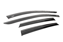 Seat Leon 2013-2020 Window wind deflectors with black trim Niken Luxury (4 pcs) photo 3