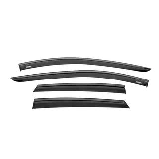 Window wind deflectors with black trim Niken Luxury (4 pcs) photo 1