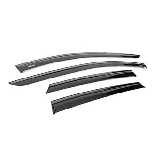 Window wind deflectors with black trim Niken Luxury (4 pcs) photo 3