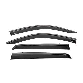 Window wind deflectors with black trim Niken Luxury (4 pcs) photo 1