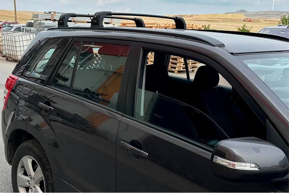 Suzuki Grand Vitara 2005-2017 Roof rack (cross bars) for original mounting points Ecem V3 (2 pcs) Black, 110 cm Photo 3