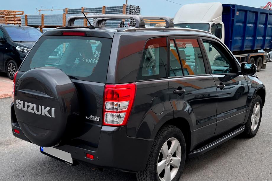 Suzuki Grand Vitara 2005-2017 Roof rack (cross bars) for original mounting points Ecem V3 (2 pcs) Black, 110 cm Photo 7