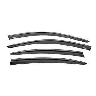 Window wind deflectors with black trim Niken Luxury (4 pcs) photo 1