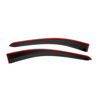 Window wind deflectors with black trim Niken Luxury (4 pcs) photo 4