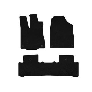 Deluxe Textile Floor Mats (2 Rows, Black) Acura MDX 2013-2020 photo 1