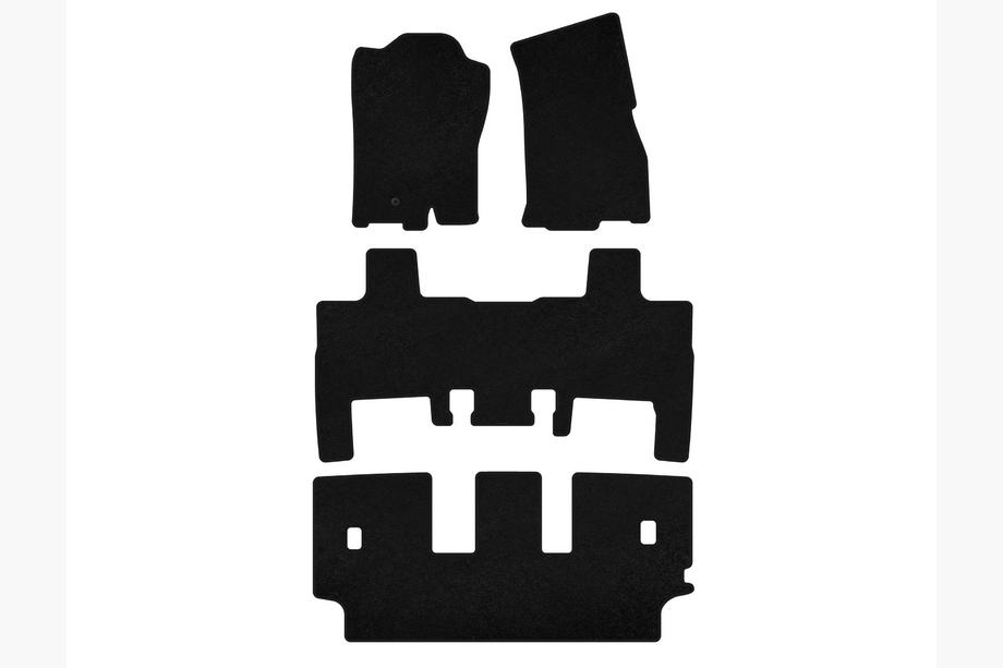 Ford Expedition 2007-2017 Deluxe carpet floor mats (2007-2014, Black) Image