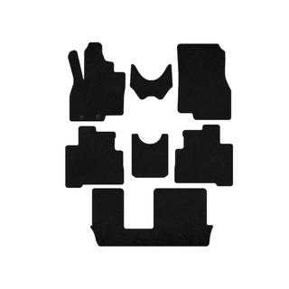 Deluxe Textile Floor Mats (3 rows, 7-seater, black) Mitsubishi Grandis 2003-2011 photo 1